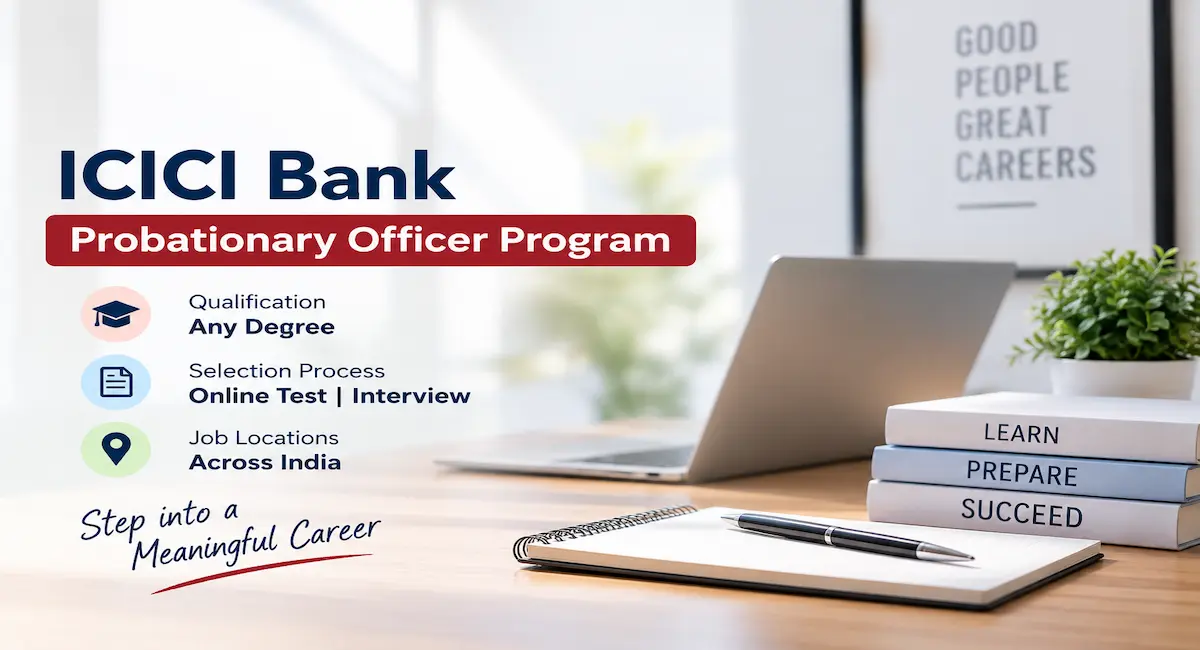 ICICI Bank Probationary Officer Program