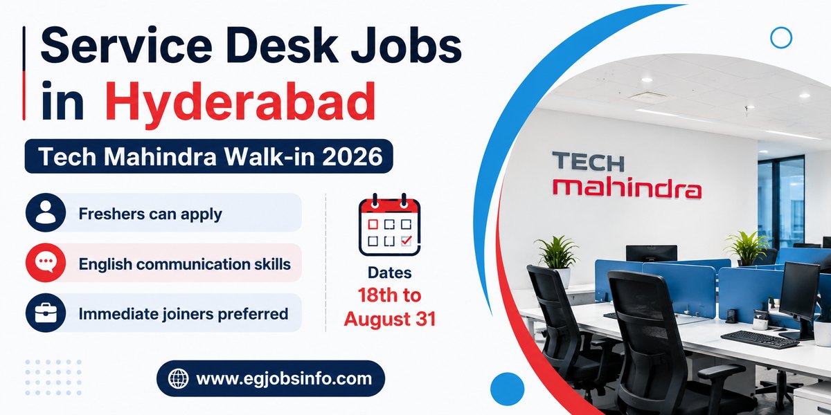 Tech Mahindra Walk in Hyderabad August 2026