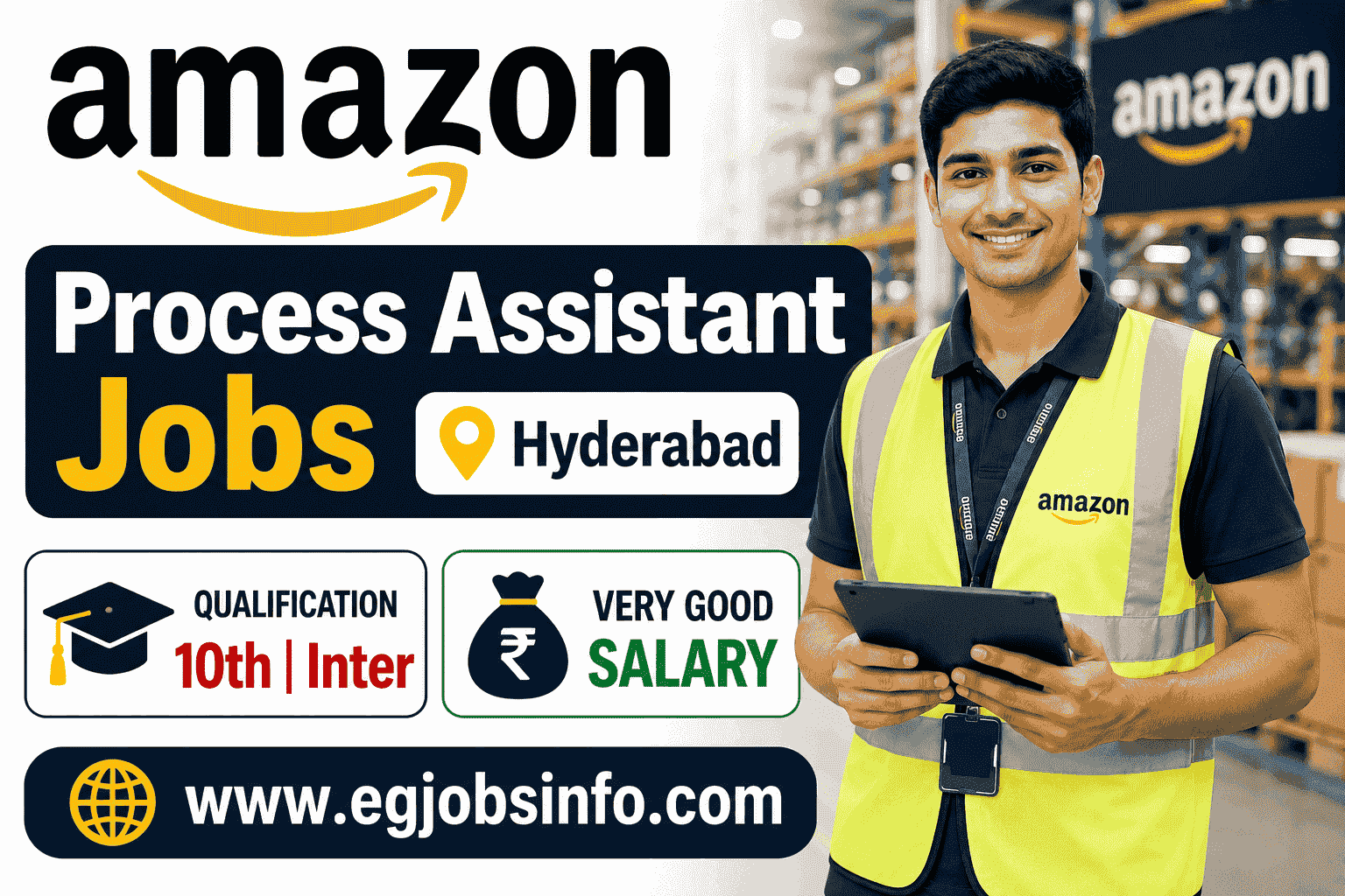 Amazon Process Assistant Jobs Hyderabad