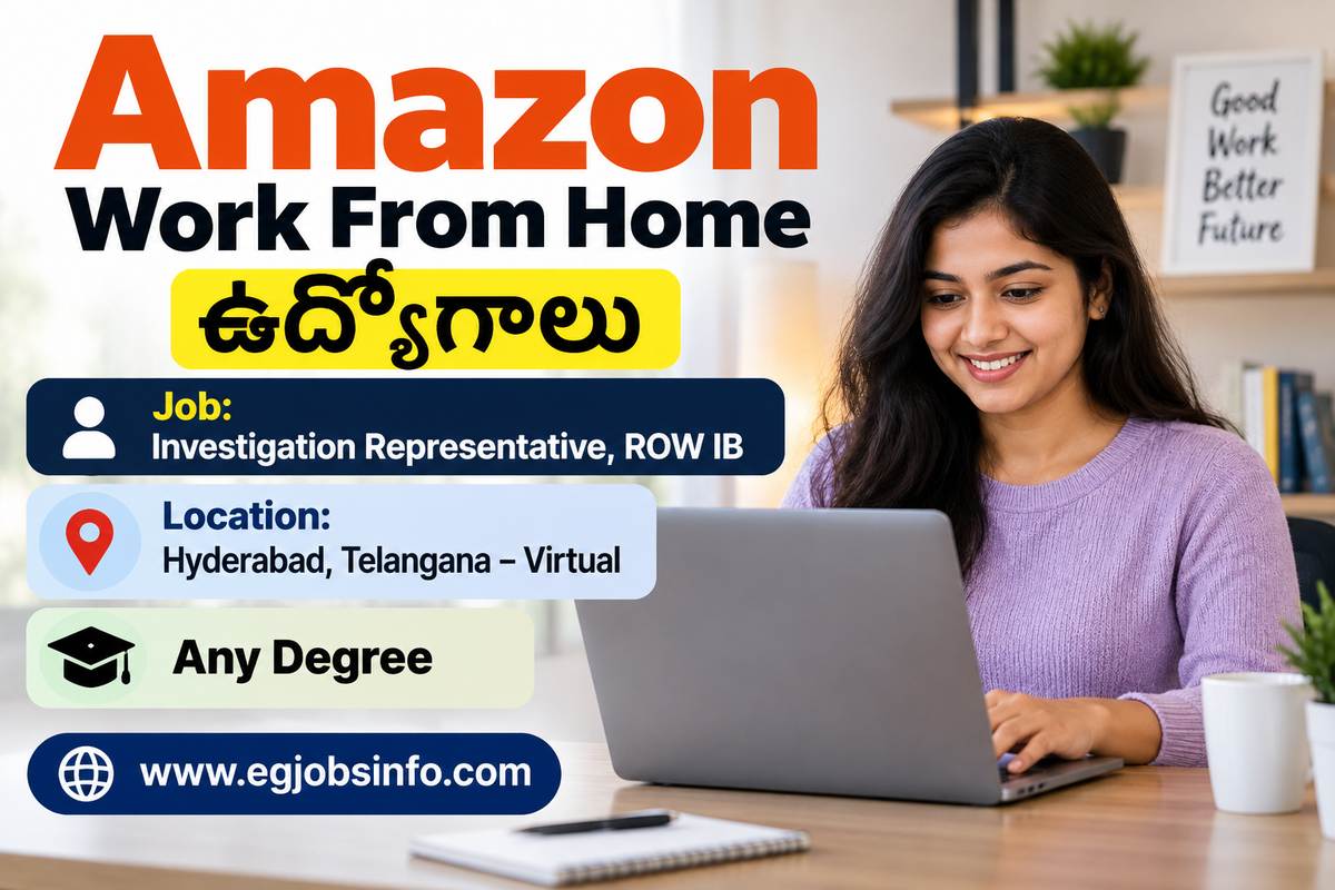 amazon investigation representative role work from home jobs in telugu